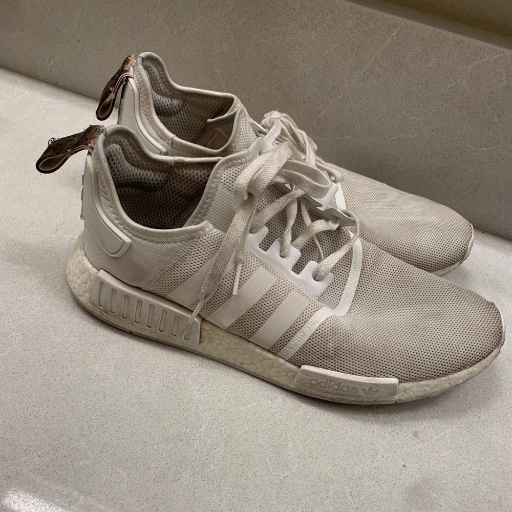 Adidas NMD R1 with modified Louis Vuitton Strap